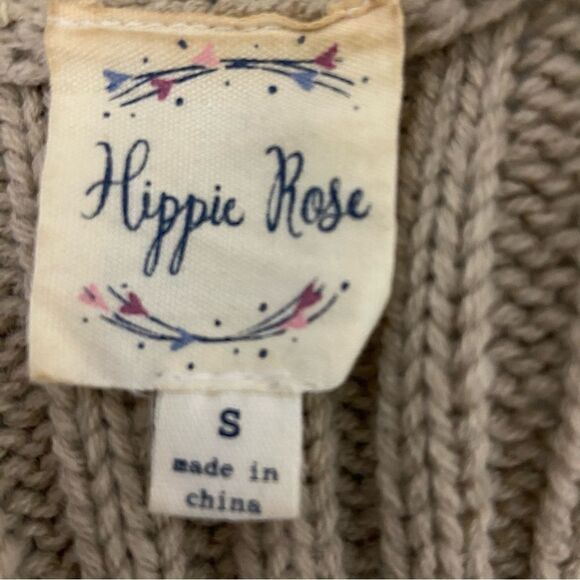 Hippie Rose Women’s Faux Fur/ Ribbed Knit Sweater Vest Cottagecore‎ Boho Small - Picture 3 of 10